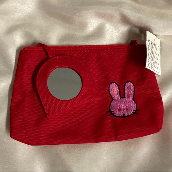 NWT Vintage Urban Outfitters cosmetics case with attached mirror. - Picture 9 of 10
